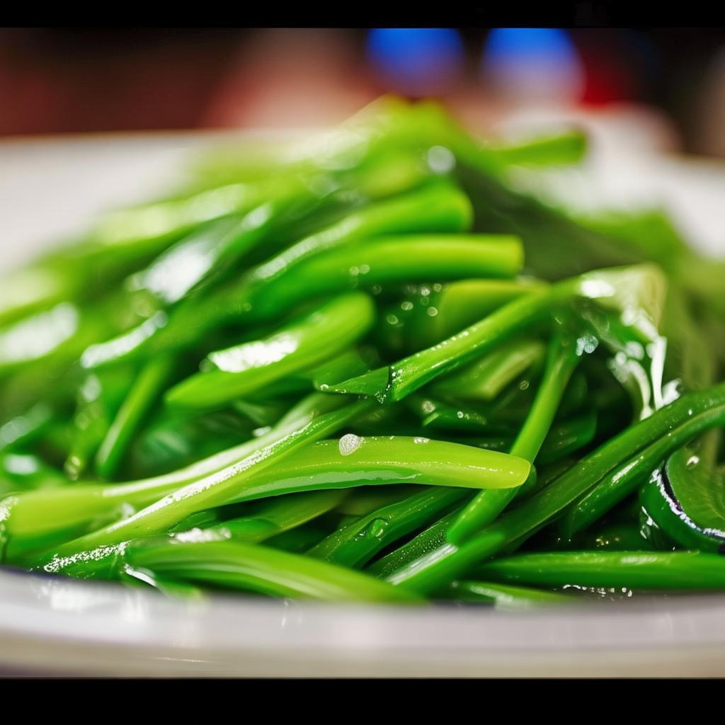炒青菜怎么保持翠绿？4步锁色法