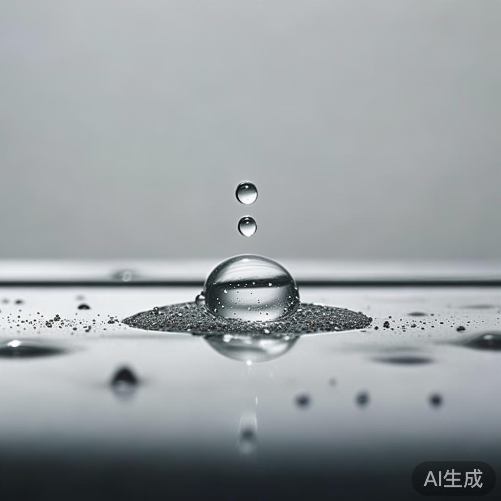 第一个测试：倒几滴水上去，看水珠能滚成什么样？