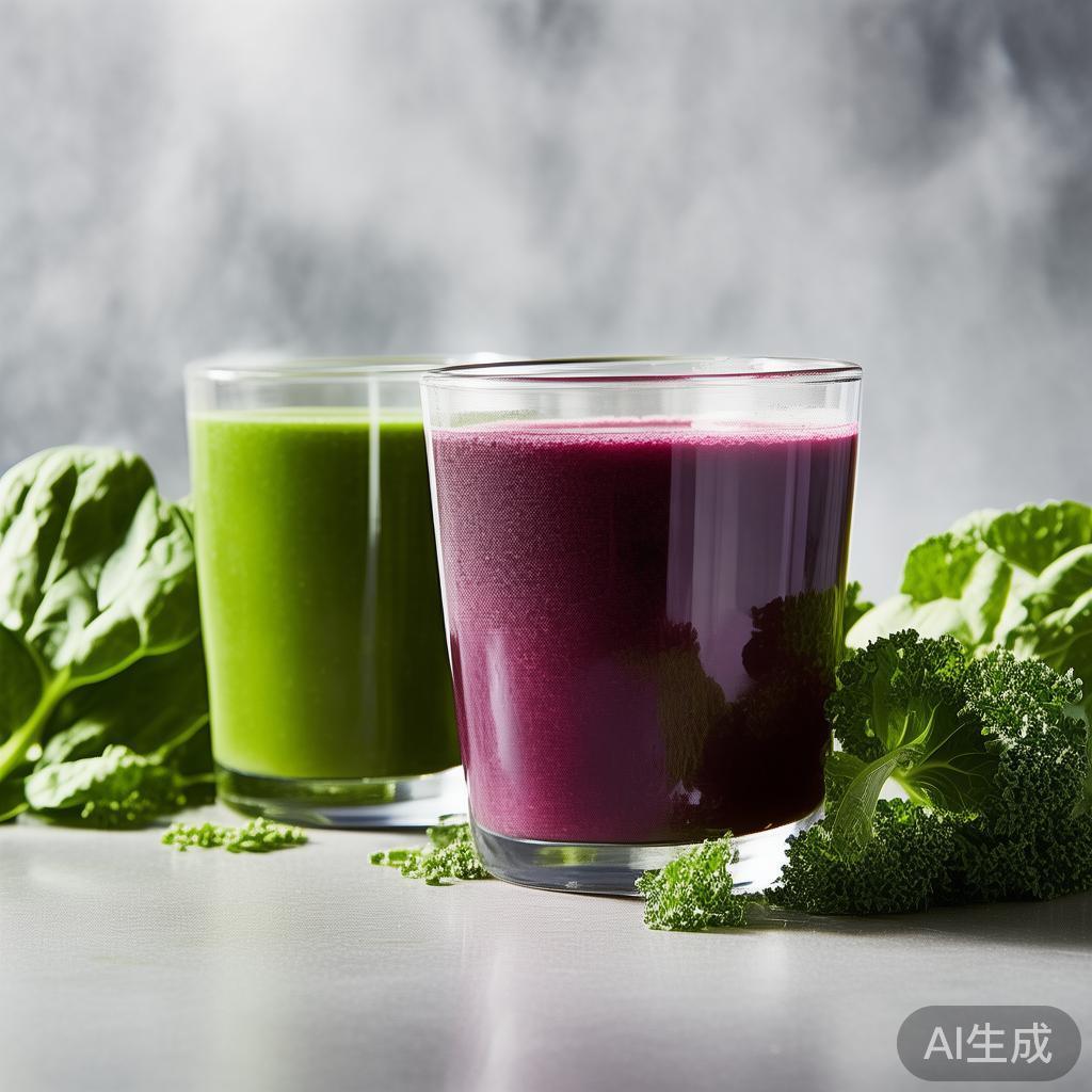 菠菜汁 vs 紫甘蓝汁，哪个更适合做绿色？