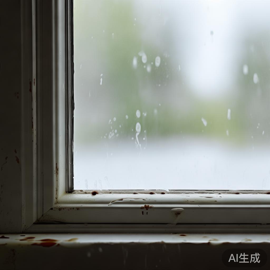 本周雷雨天气后窗户胶条发霉怎么去除?