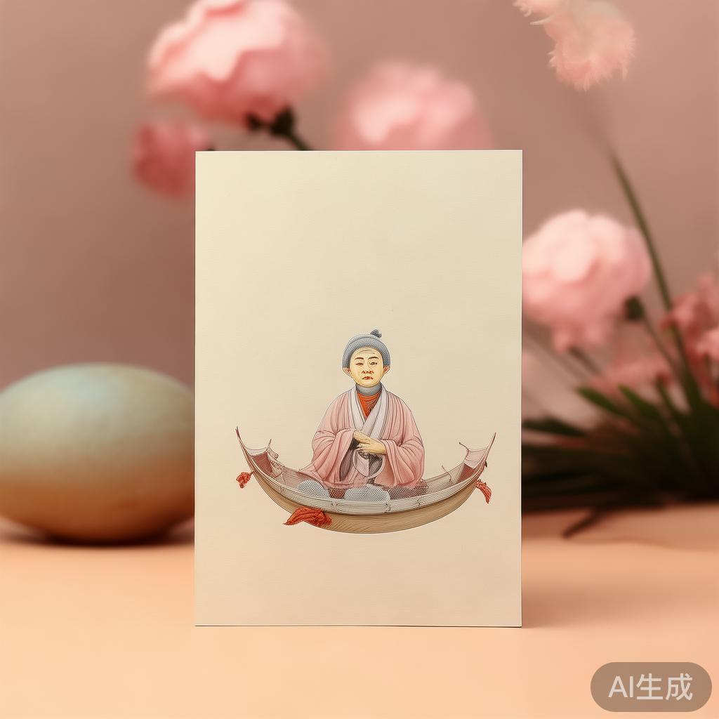 AI绘画生成端午主题卡片,老人用手机3分钟完成?