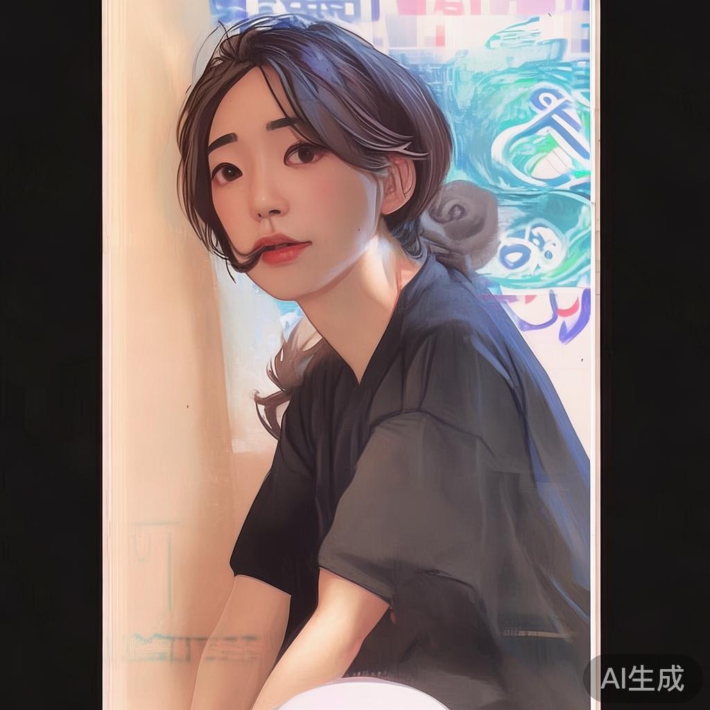 暑假在家自学AI绘画,能不能用3个提示词画出城市街景?