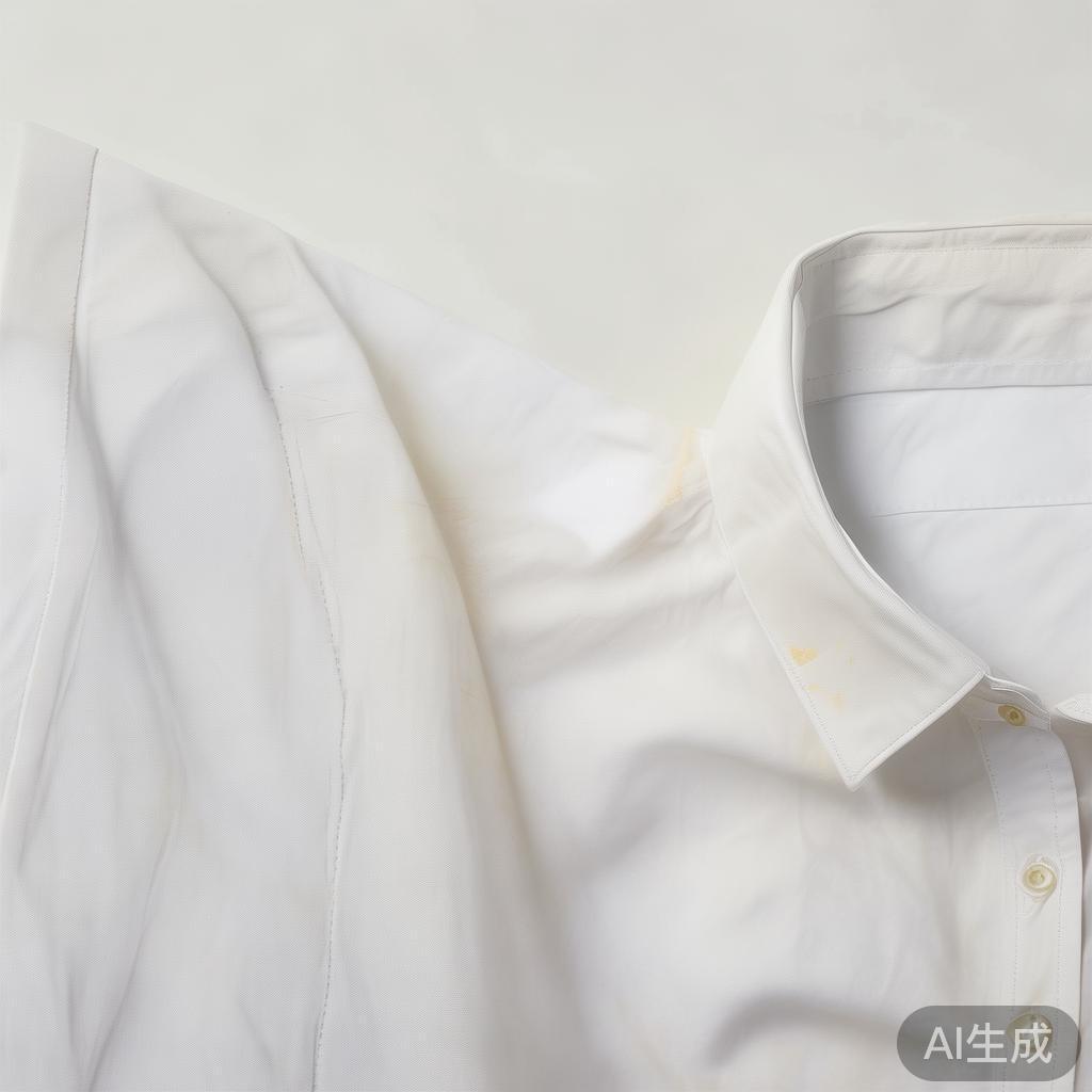 七夕约会前,白衬衫领口发黄用这2种厨房调料,10分钟恢复亮白?