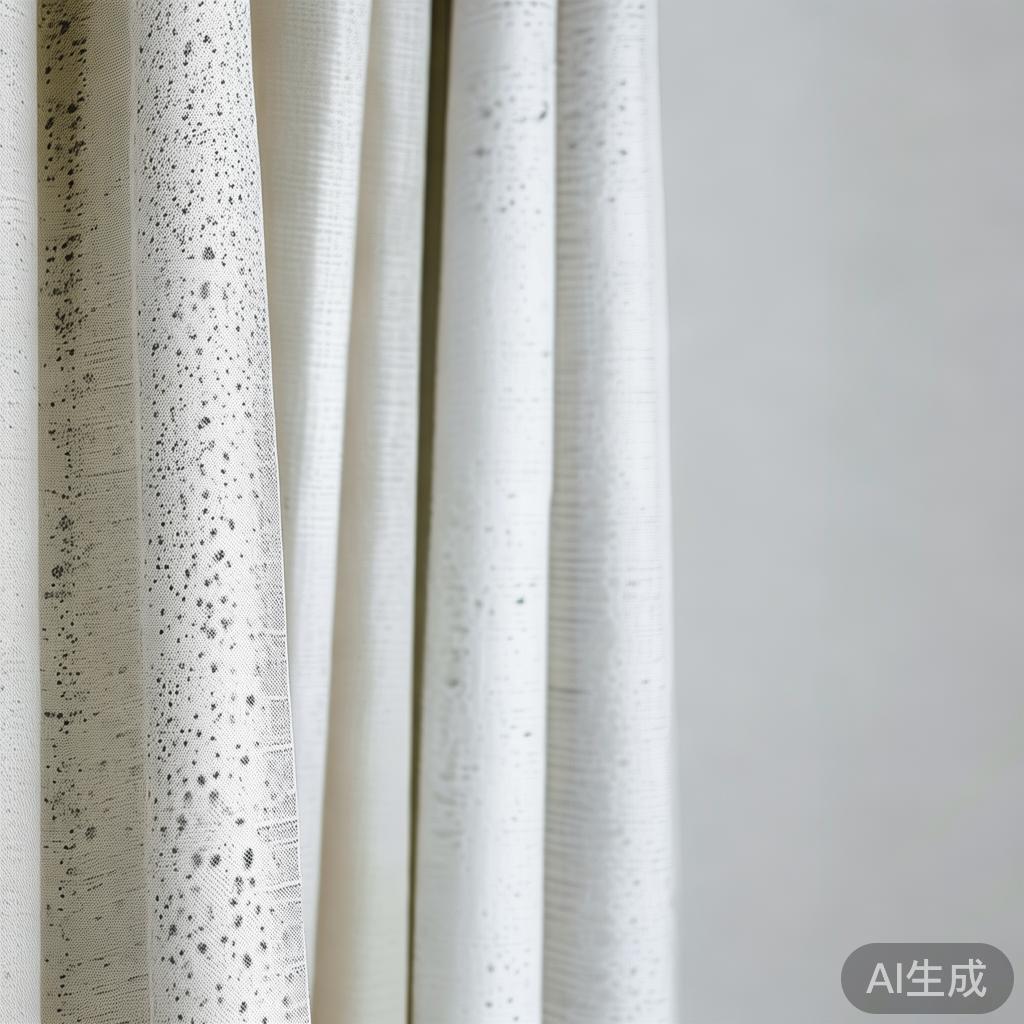 天津夏季湿热,窗帘发霉有黑点,不用拆洗的清洁方法是什么?
