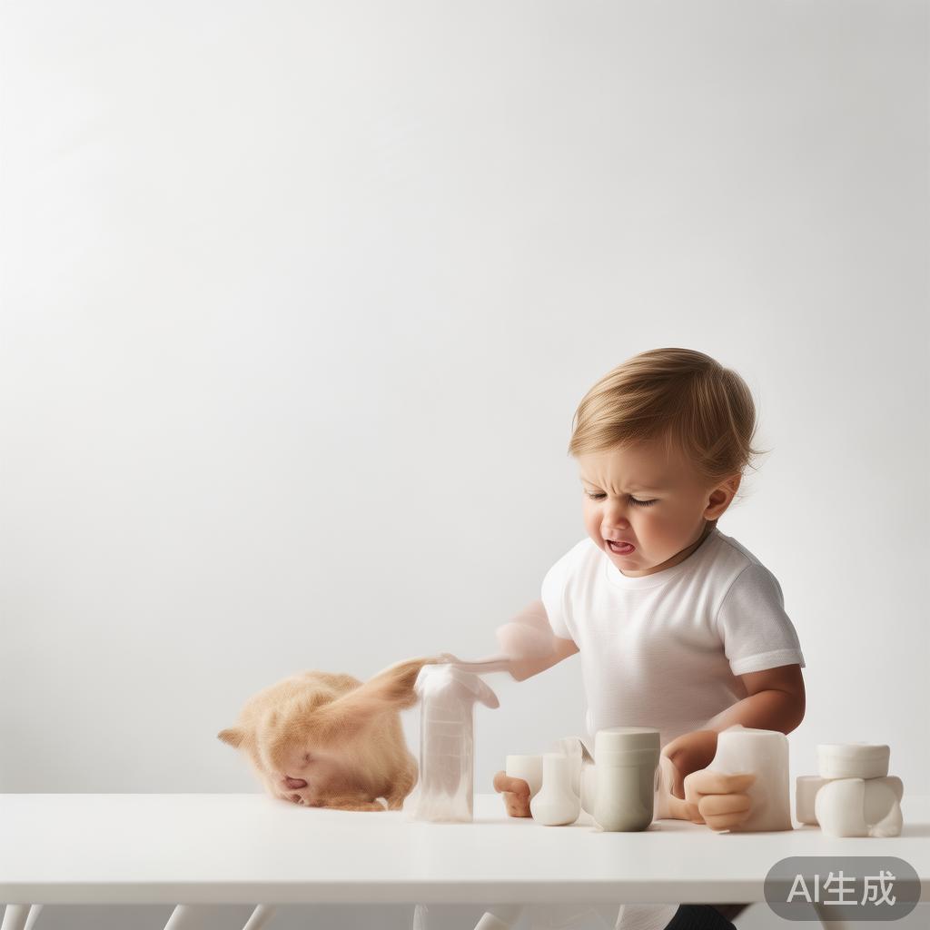 2岁孩子发脾气摔东西,家长回应分几步走?