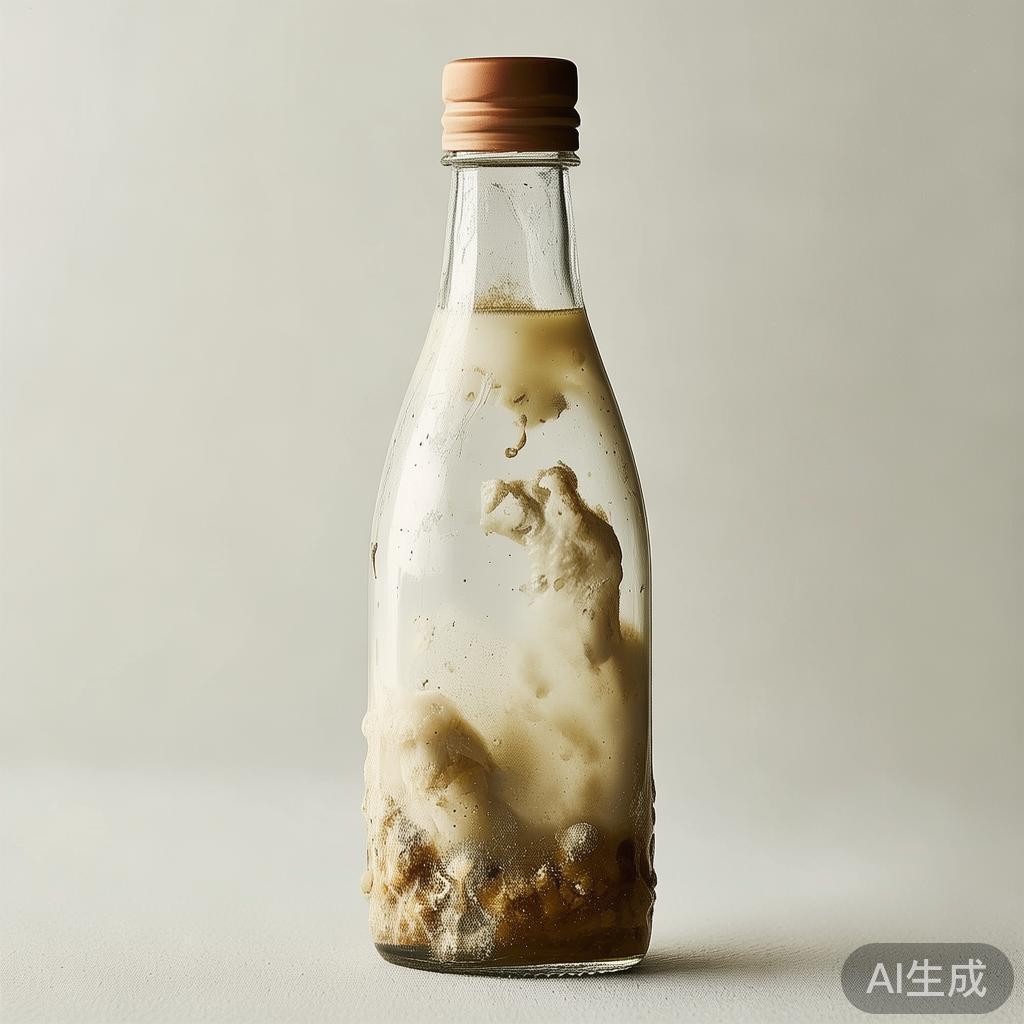 那瓶开了半年的蚝油，瓶口长毛了，我才知道要放冰箱