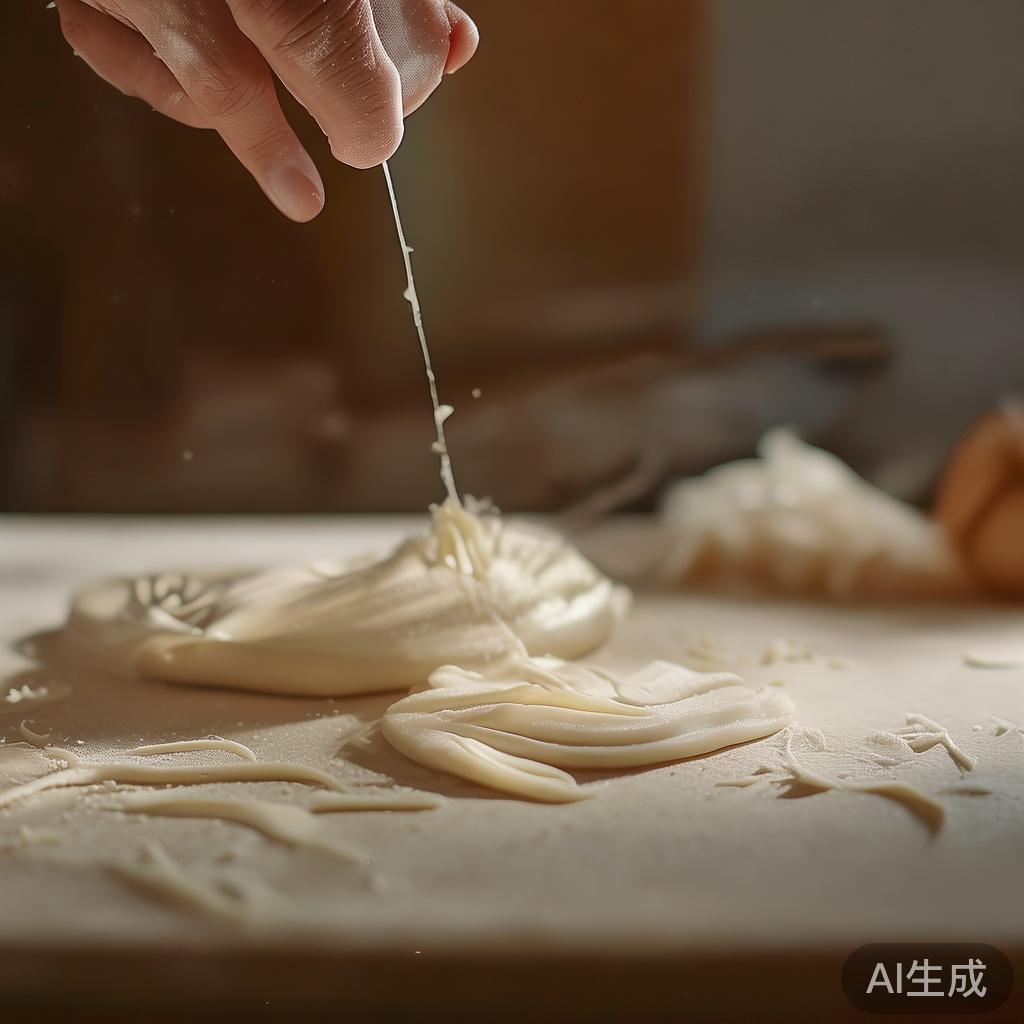 上周四试了水合法揉面，手不酸还出薄膜真省力