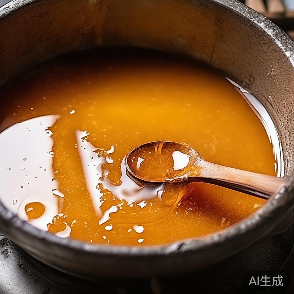 做红烧肉炒糖色怕溅油,往锅里撒把白糖再开火稳多了