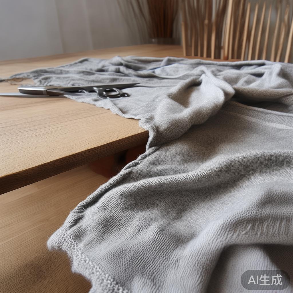 武汉降温那周翻出旧毛衣,剪两刀变成娃的护肚围