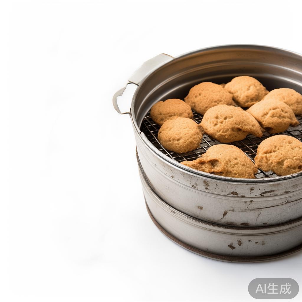 烤箱温度不准怎么办?放1个旧蒸屉进去,烤饼干上色均匀多了