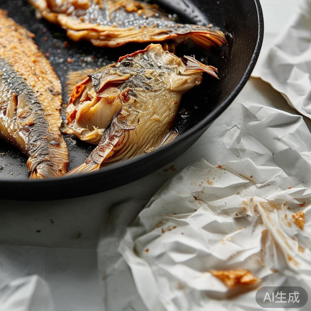 煎鱼总破皮不是锅的问题是鱼没擦干这1步