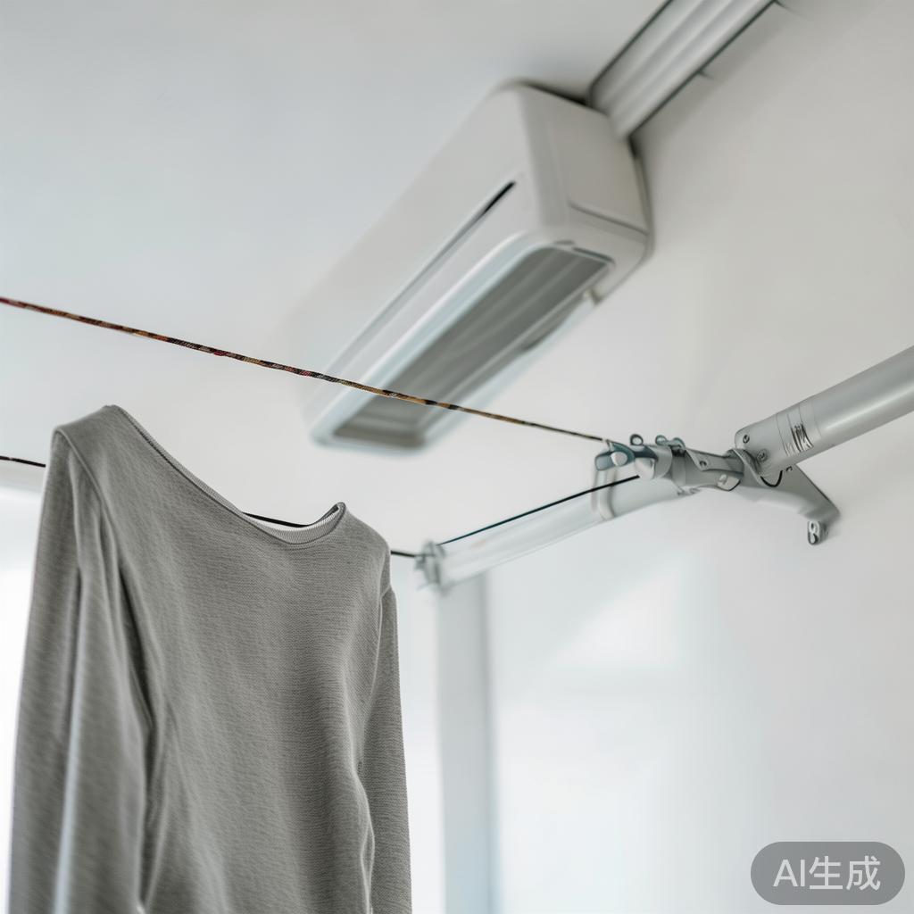 南方冬天衣服晾不干,空调底下挂这3个位置比烘干机省电