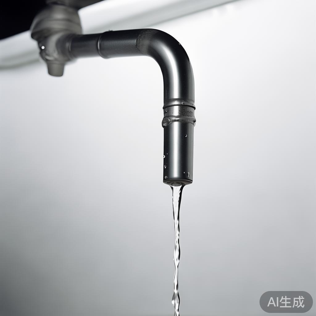洗菜盆下水慢,不是堵了,是这根管子弯折角度不对