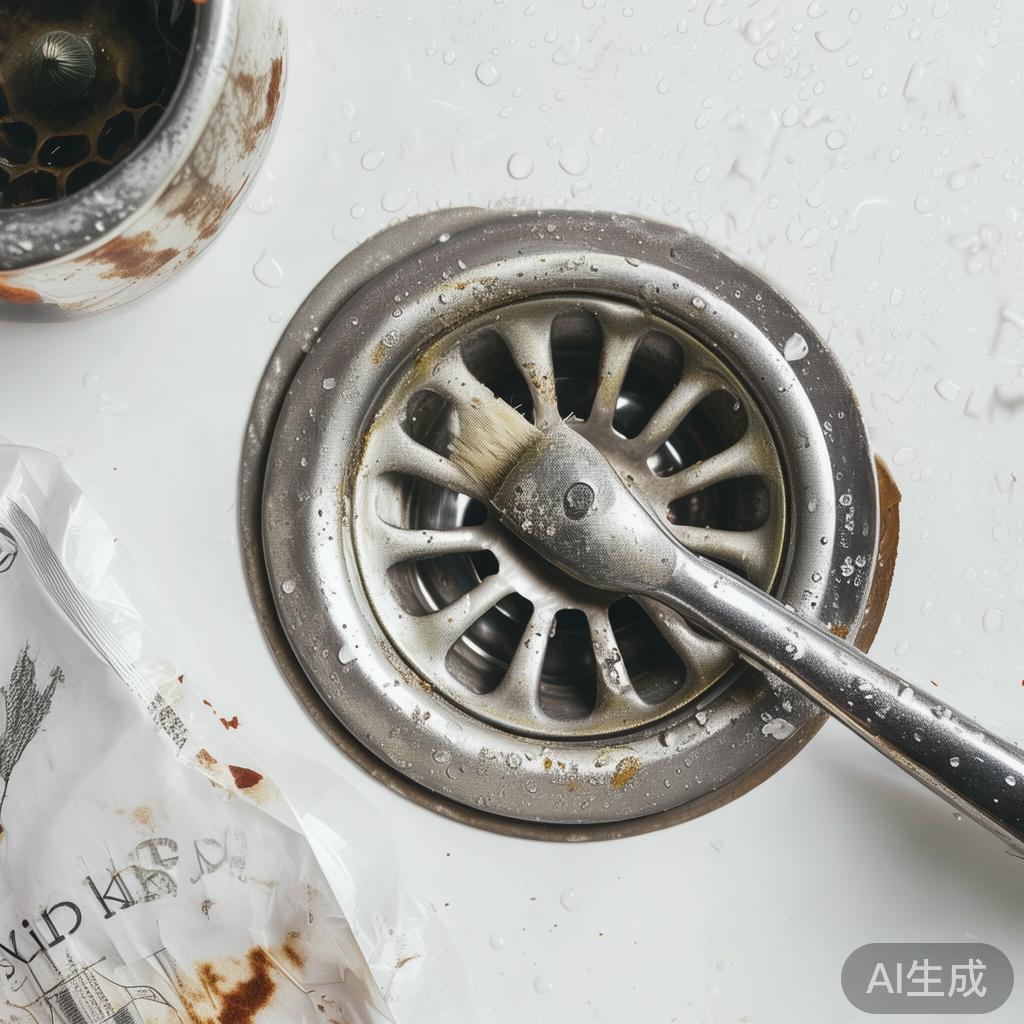 天津大姐教我:厨房下水道返味,不是管道堵,是这1个地方没洗对