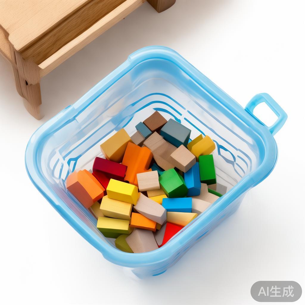 孩子玩具满地跑？一个洗衣篮搞定，比收纳箱便宜还不用弯腰