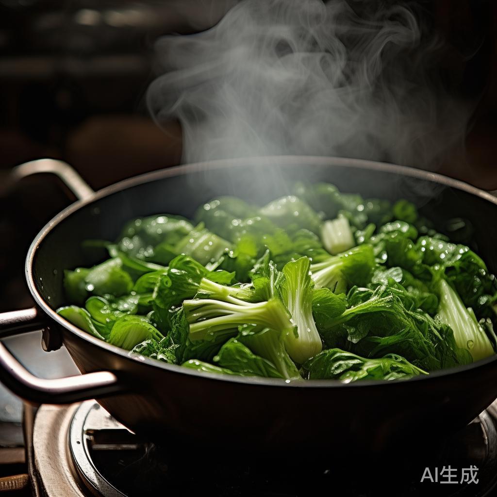 厨房新手炒青菜总发黄？我妈教我出锅前淋半勺白酒