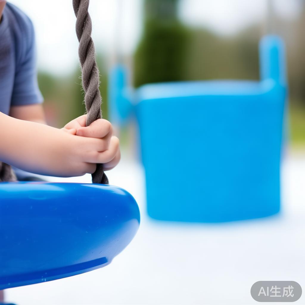 孩子被抢秋千只会哭,我教他说这1句比替他出头管用