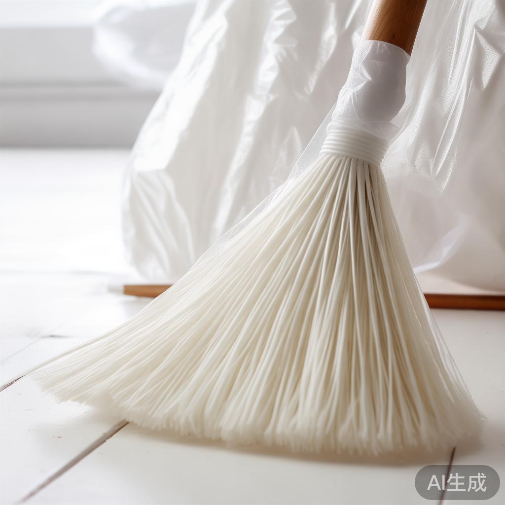 超市塑料袋别扔,套在扫把上扫头发比静电拖把还灵