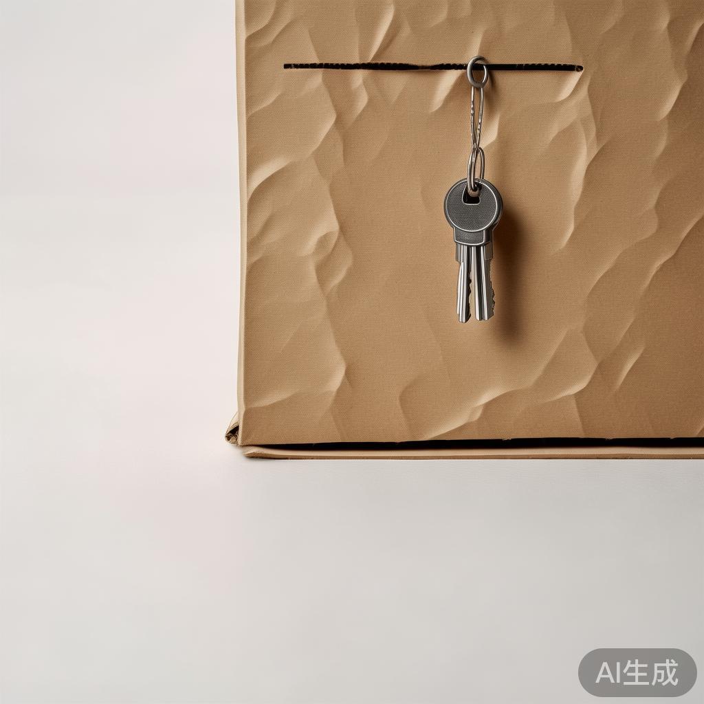 外卖小哥教我一招：快递盒剪个口放玄关，钥匙再也不乱丢