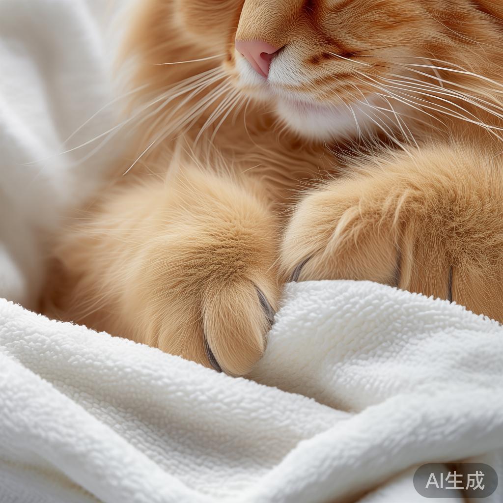 给猫剪指甲像打仗?我家这只用毛巾裹住居然老实了