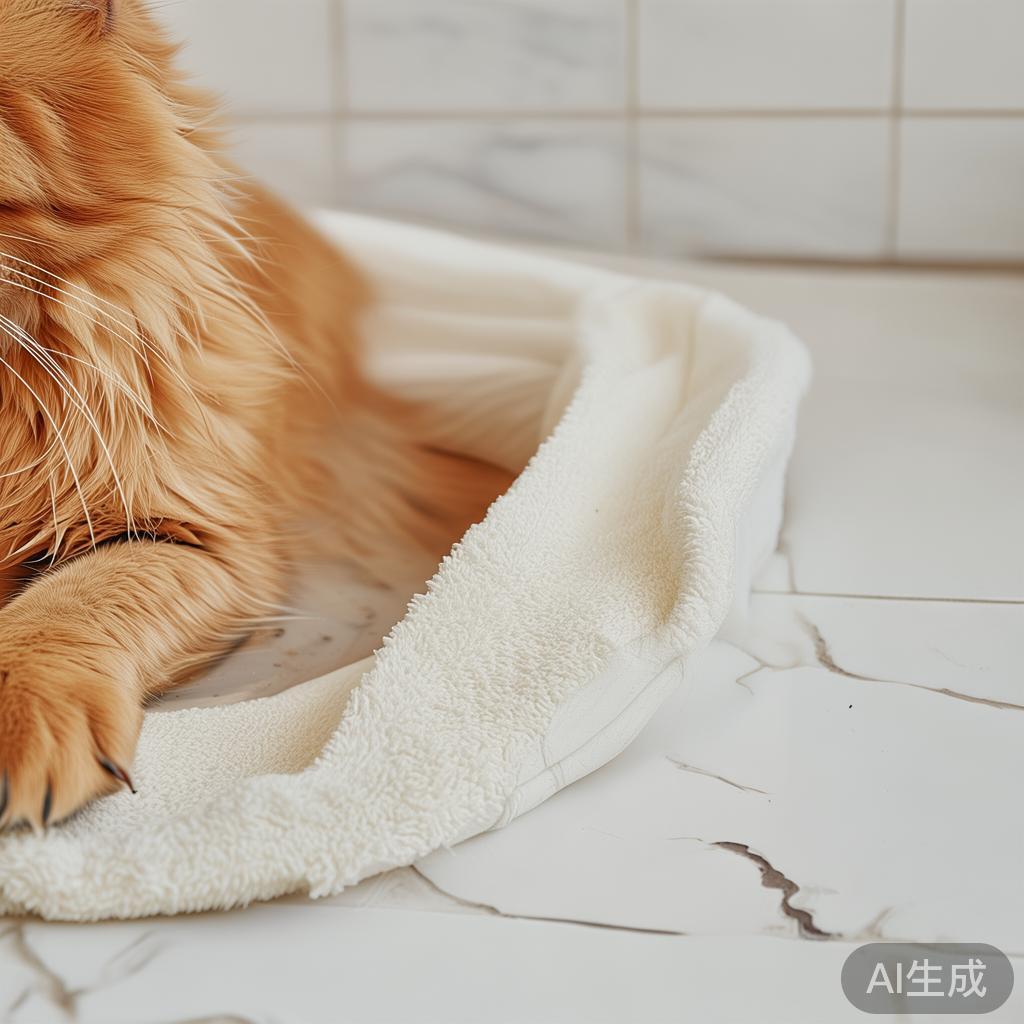 冬天给猫洗澡容易感冒？其实做好这2步在家也能洗