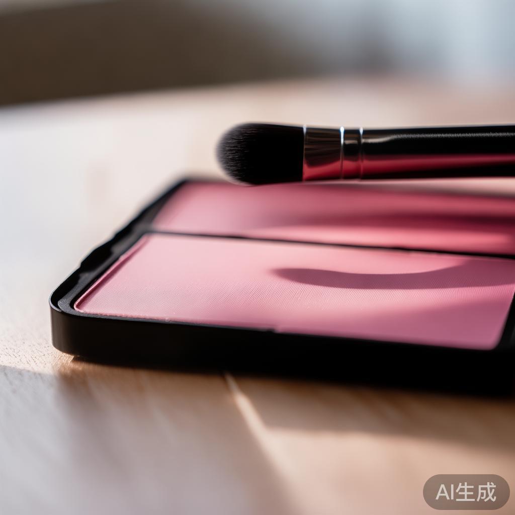 上周三试了同事说的妆容技巧，腮红位置挪1厘米，脸小一圈不是错觉