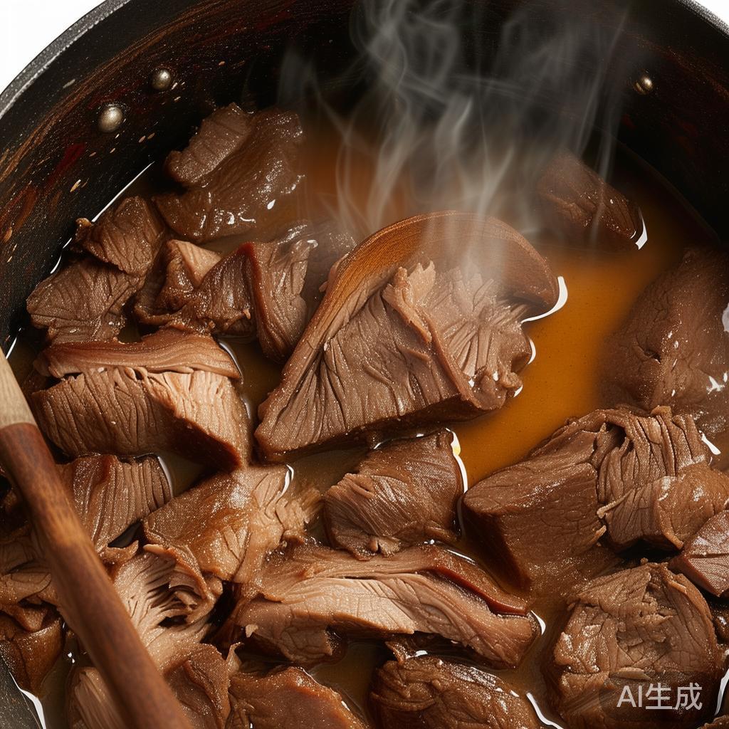 新手头回炖牛腩总发柴？记住这2步焯水顺序，比高压锅压半小时还软烂